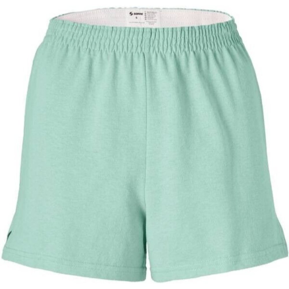SOFFEE Jrs Juniors Womens Large Bleach Glass Cheerleaders Shorts
